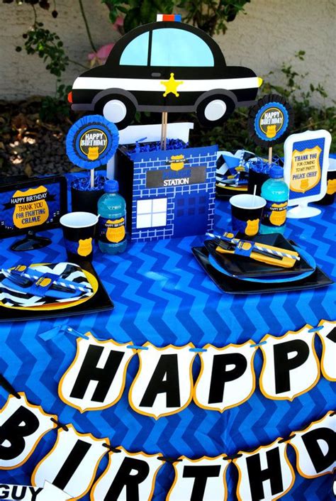 police theme birthday party|happy birthday police theme.